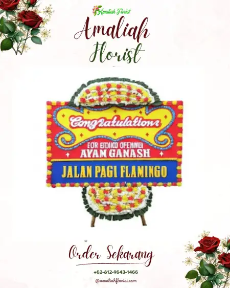 Sewa Papan Bunga Huwongo
